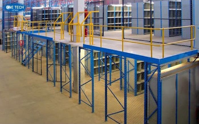 Kệ sàn Mezzanine tối ưu không gian lưu trữ 