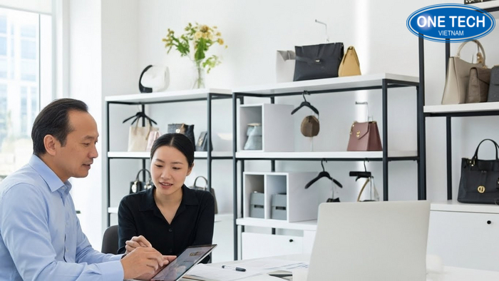 Thông tin cần chuẩn bị khi xin báo giá kệ túi xách Checklist thông tin cần gửi để nhận báo giá kệ trưng bày túi xách nhanh