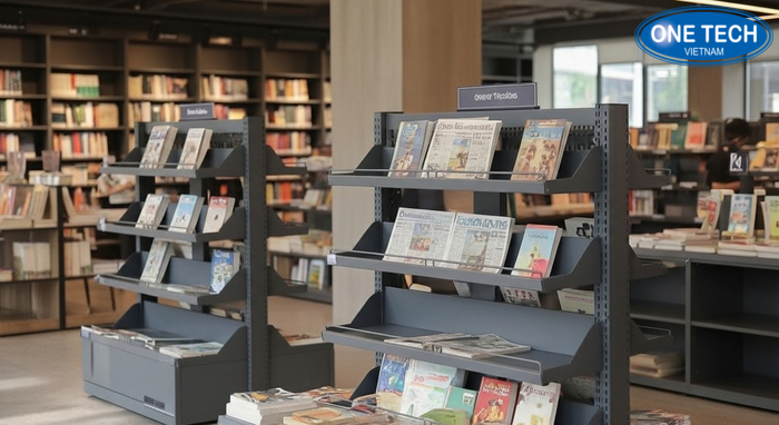 Dự án lắp đặt kệ trưng bày sách báo thực tế tại Bắc Ninh và khu vực lân cận