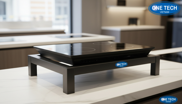 Kệ bếp từ để bàn Kệ để bàn cho bếp từ tại quầy demo