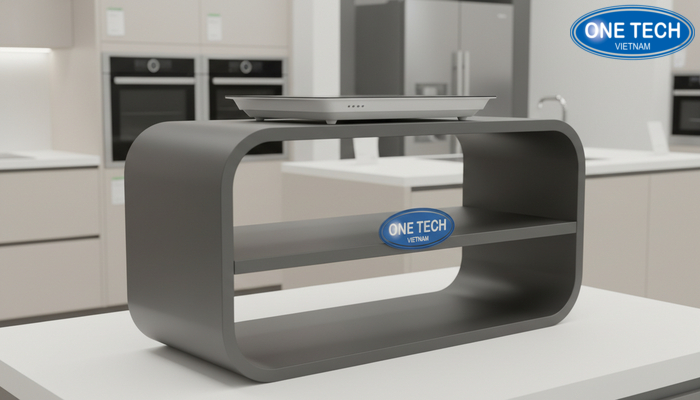 Kệ trưng bày bếp từ để bàn Kệ bếp từ để bàn gọn cho quầy tư vấn