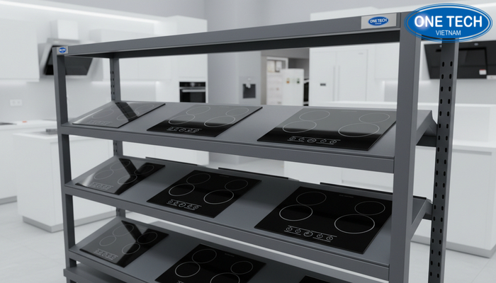 Cách chọn kệ trưng bày bếp từ Quy trình chọn mua kệ trưng bày bếp từ từ đo đạc đến nghiệm thu