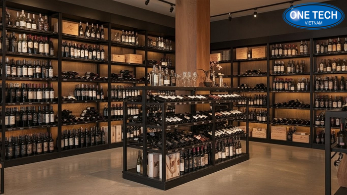 So sánh các nhóm kệ trưng bày rượu So sánh kệ treo tường, kệ đứng và kệ đảo theo mục tiêu sử dụng