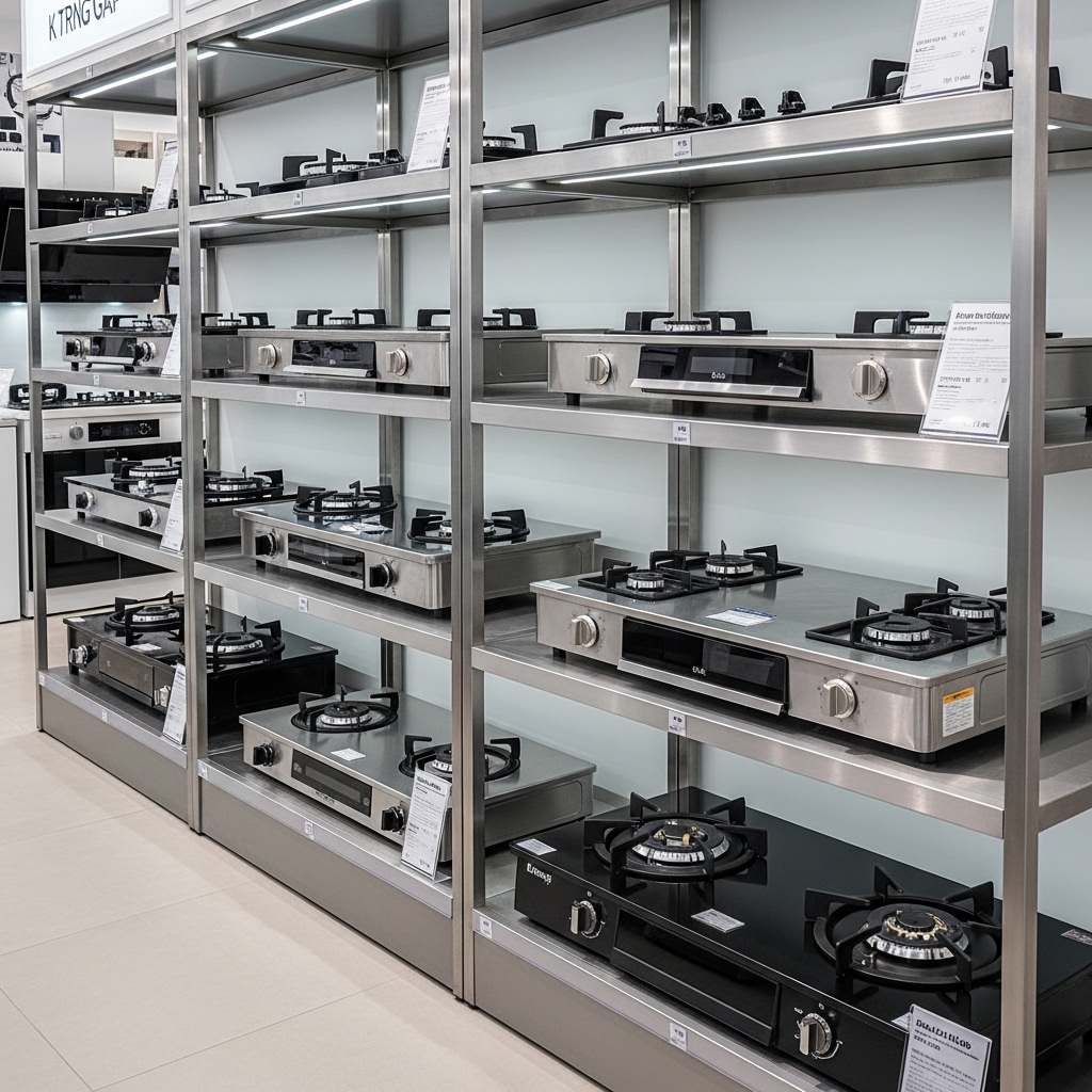 Tiêu chí quan trọng khi lựa chọn kệ trưng bày bếp gas Tiêu chí quan trọng khi lựa chọn kệ trưng bày bếp gas