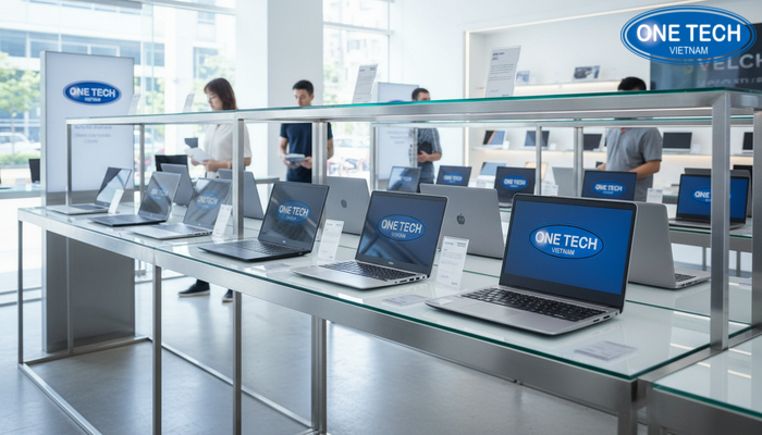 So sánh kệ trưng bày laptop đứng mở và tủ kính So sánh kệ trưng bày laptop đứng mở và tủ kính trưng bày laptop