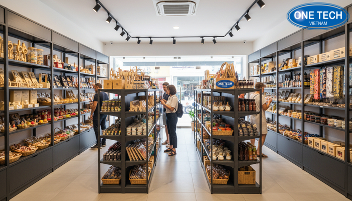 Gợi ý gói kệ trưng bày theo quy mô cửa hàng Gợi ý mẫu kệ trưng bày theo quy mô cửa hàng quà lưu niệm nhỏ vừa lớn