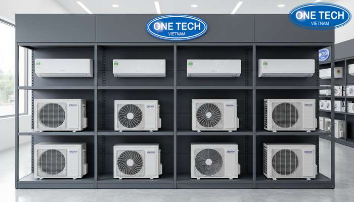 So sánh vật liệu kệ trưng bày điều hoà So sánh kệ trưng bày điều hoà theo vật liệu sắt thép inox