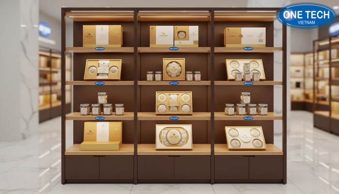 Tiêu chí thiết kế kệ trưng bày yến sào Tiêu chí thiết kế kệ trưng bày yến sào có đèn LED và ngăn điều chỉnh