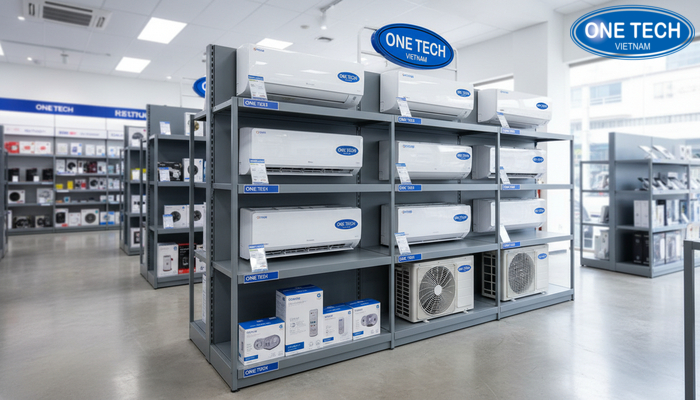 Trưng bày máy lạnh trên kệ đúng chuẩn Hình ảnh trưng bày máy lạnh trên kệ trưng bày điều hoà đúng chuẩn