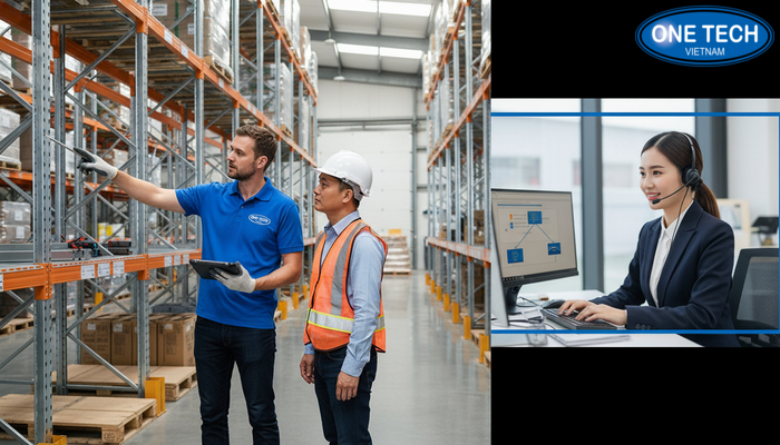 Minh họa các cấp độ dịch vụ hậu mãi và hỗ trợ kỹ thuật sau lắp đặt