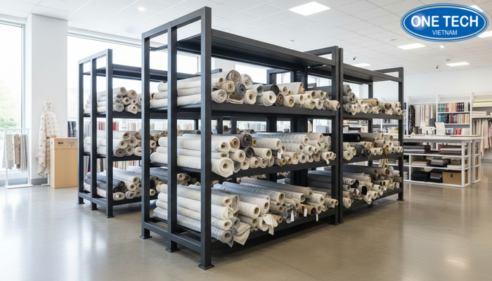 Chi tiet cau tao ke trung bay vai Minh hoa cau tao ke trung bay vai gom khung cot beam mam tang chan de