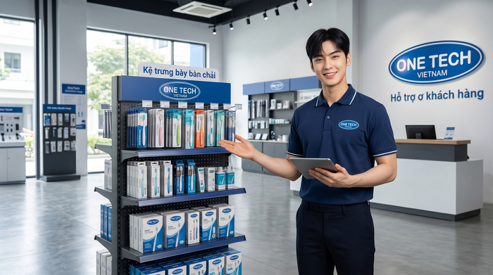 Các kênh liên hệ đặt mua kệ trưng bày bàn chải đánh răng